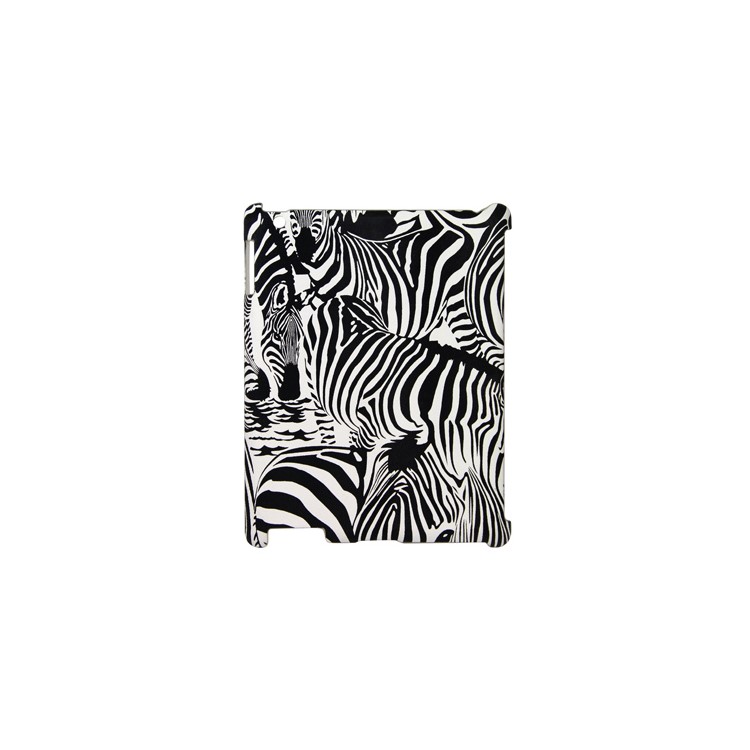 Black and White Zebra Style Paster Hard Case for iPad 2 2nd Generation