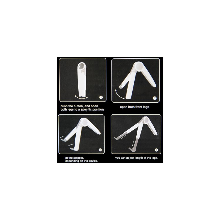 Universal Adjustable Portable Stand for iPad & iPad 2, Other Tablet PC,Laptop