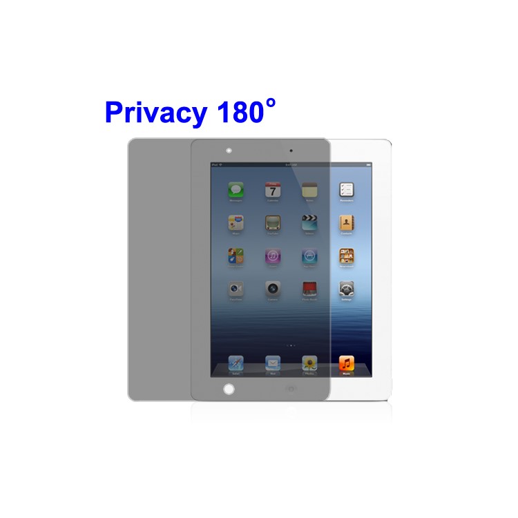 Privacy Screen Protector for iPad 2nd 3rd Generation The New iPad 4G LTE / Wi-Fi (180 Degree)
