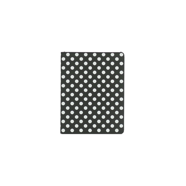 Miraculous Magnetic Wake / Sleep Leather Smart Case for New iPad 3rd 2nd 4th Gen with Polka Dot Pattern