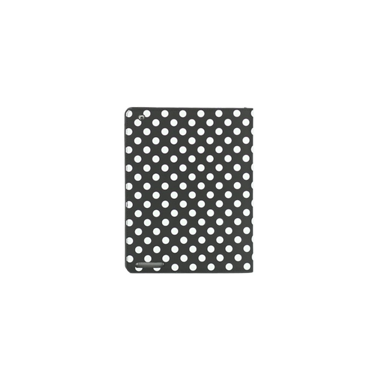 Miraculous Magnetic Wake / Sleep Leather Smart Case for New iPad 3rd 2nd 4th Gen with Polka Dot Pattern