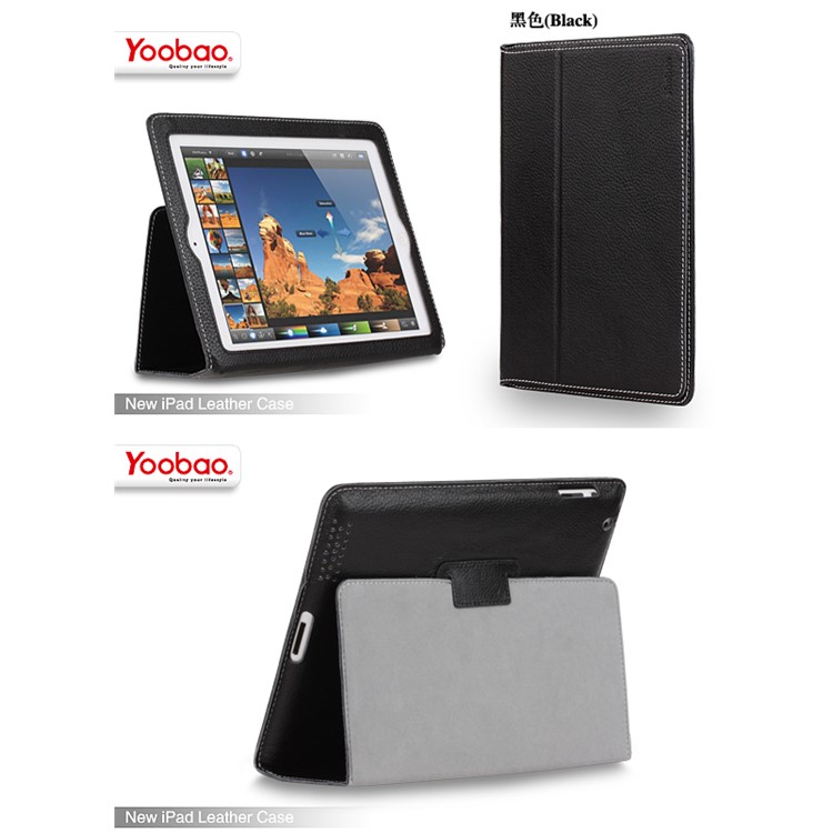 Yoobao Genuine Leather Case with Stand for iPad 2 3 4