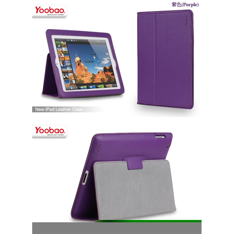 Yoobao Genuine Leather Case with Stand for iPad 2 3 4