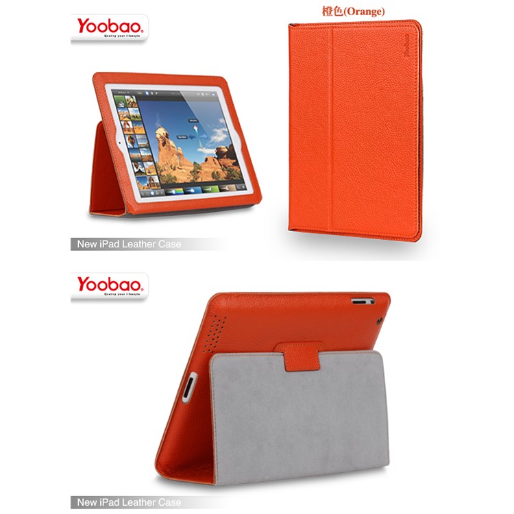 Yoobao Genuine Leather Case with Stand for iPad 2 3 4