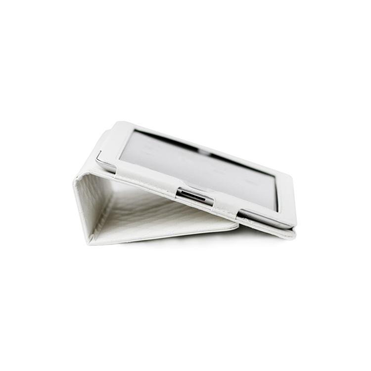Grid Folio Leather Stand Case for iPad 2 3 4 - White