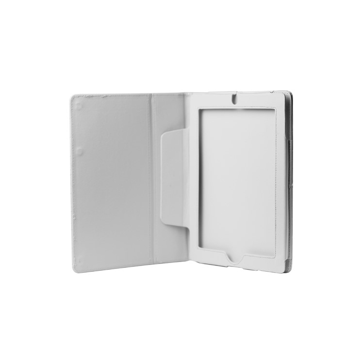 Grid Folio Leather Stand Case for iPad 2 3 4 - White
