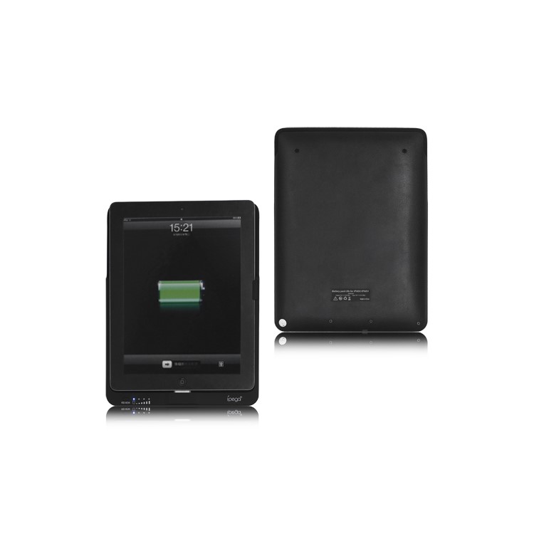 Large Capacity 4000mAh Power Station Battery Pack Charger Case for New iPad and iPad 2