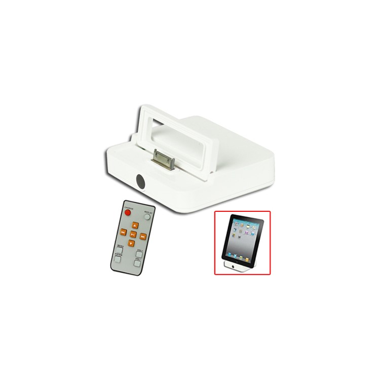 6 in 1 HDMI Dock Station Charger Adapter with Remote Control for iPad 2/ iPhone 4