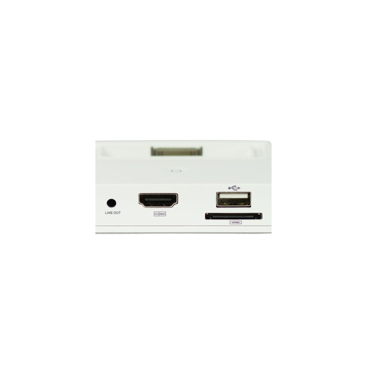 6 in 1 HDMI Dock Station Charger Adapter with Remote Control for iPad 2/ iPhone 4