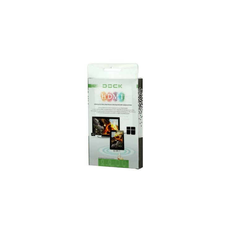 6 in 1 HDMI Dock Station Charger Adapter with Remote Control for iPad 2/ iPhone 4