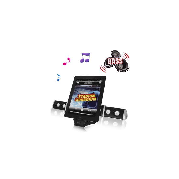 iPega HIFI Home Theater Audio Speaker for New iPad/iPad 2/iPhone 085