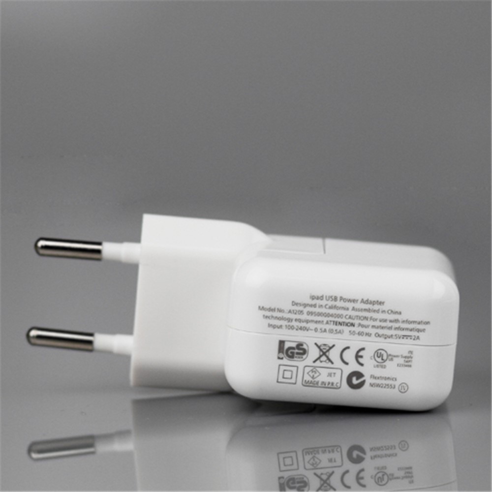 10W USB Power Adapter for The New iPad 3rd Gen iPad 2 iPhone 4s 4 3GS 3G iPod Touch 4 - EU Plug