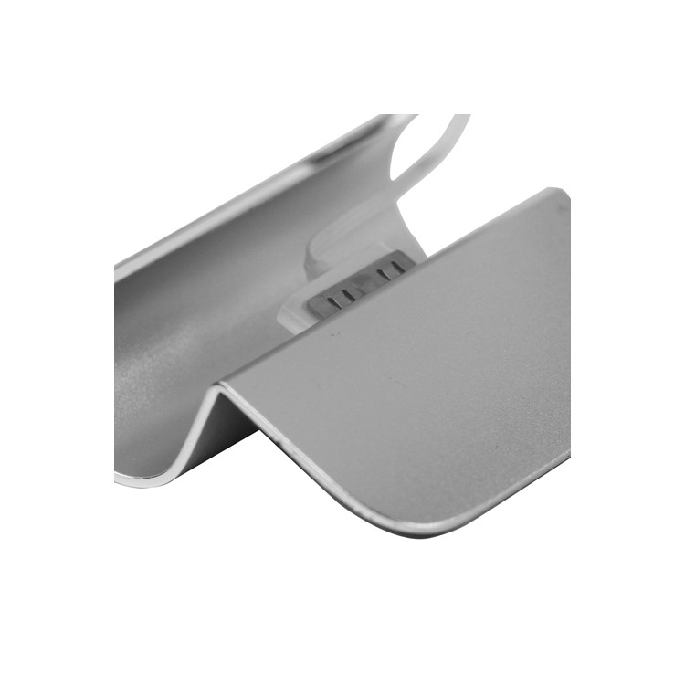 Aluminum The New iPad/iPad 2/iPhone Charging Cradle Dock Station with USB Retractable Cable