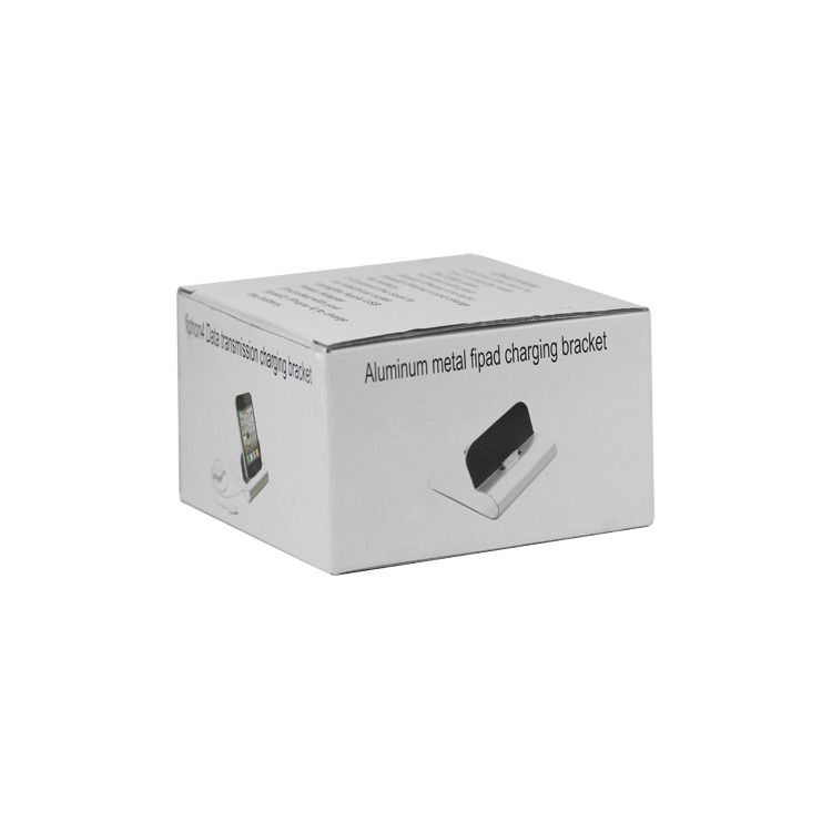 Aluminum The New iPad/iPad 2/iPhone Charging Cradle Dock Station with USB Retractable Cable