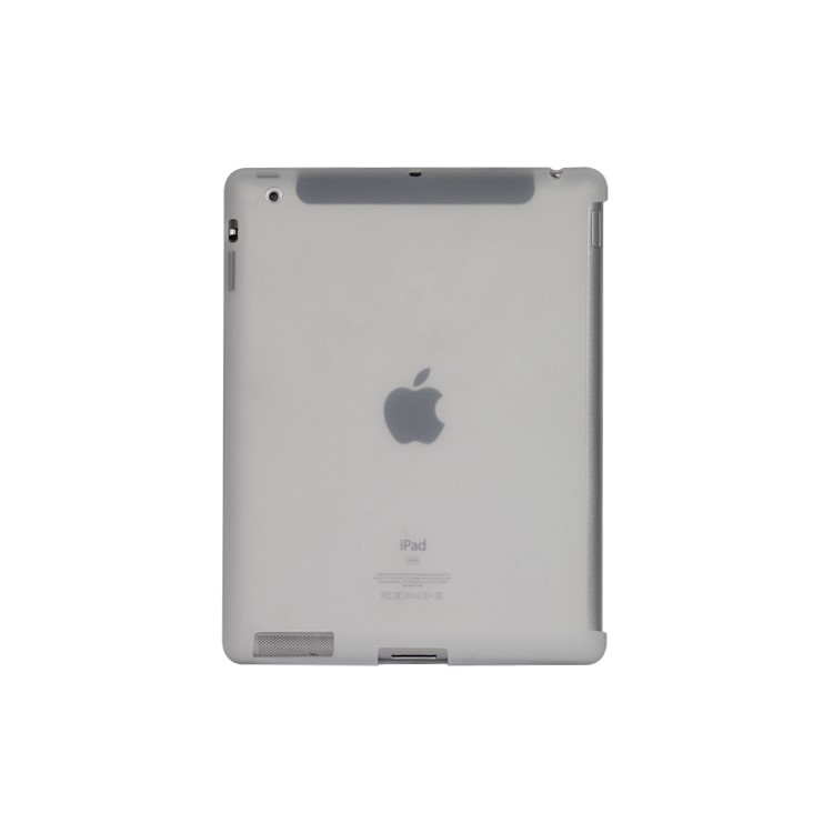 Naked Smart Cover Companion Silicone Case for New iPad 2nd 3rd 4th Gen - Transparent