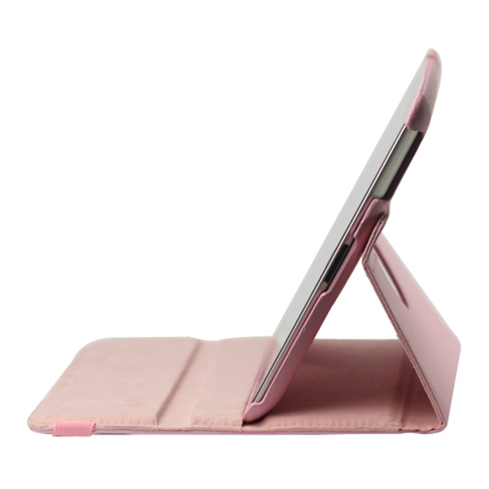 360 Degree Rotating New iPad 2 3 4 Leather Case Cover with Stand - Pink