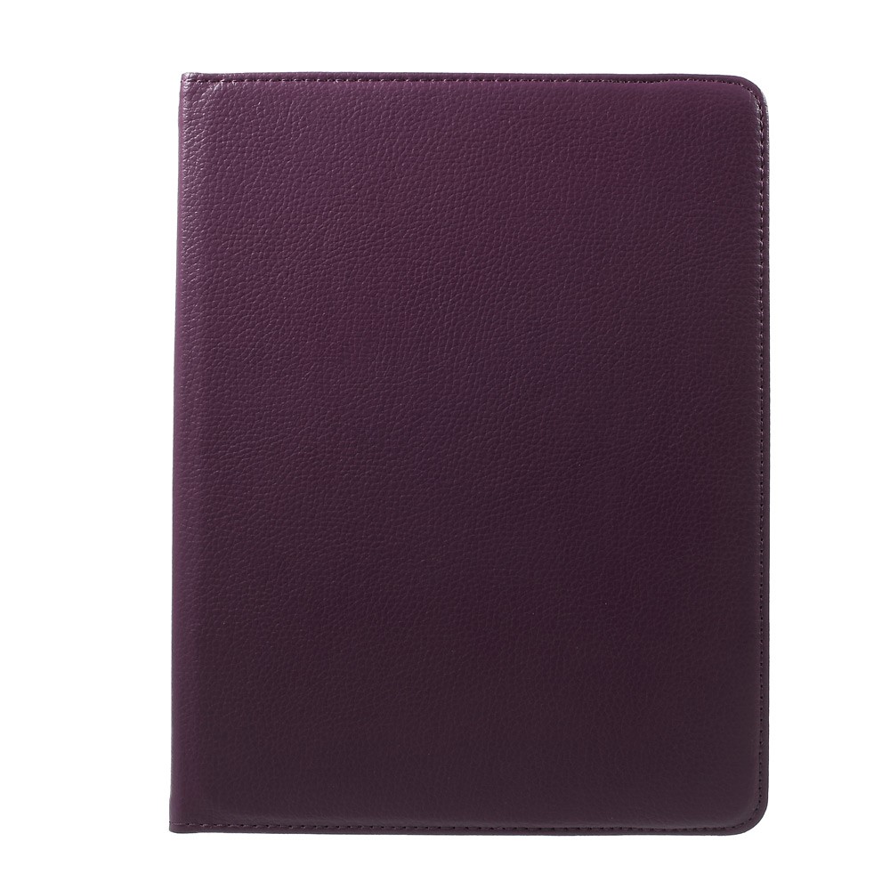 360 Degree Rotating New iPad 2 3 4 Leather Case Cover with Stand - Purple