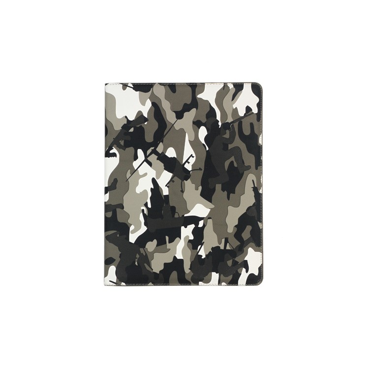 Camouflage Magnetic Leather Smart Cover Stand for New iPad 2 3 4 - Grey