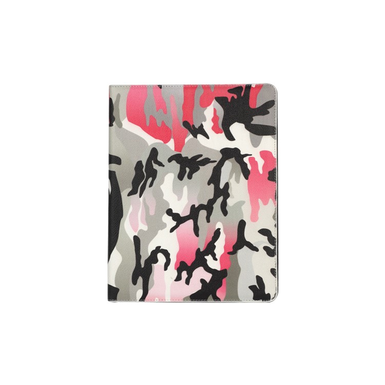 Camouflage Magnetic Leather Smart Cover Stand for New iPad 2 3 4 - Pink