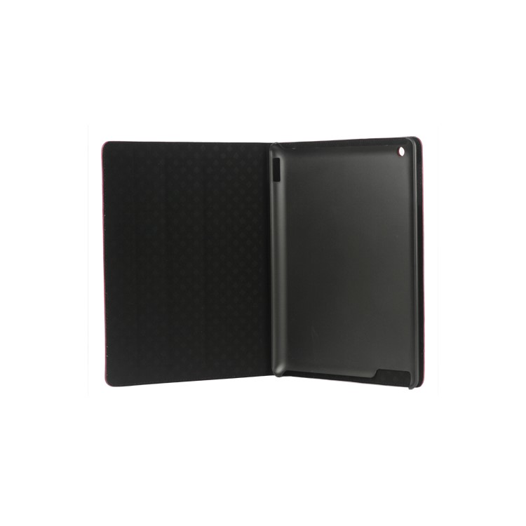 Crocodile Folio Leather Case Stand for New iPad 4th 3rd 2nd Gen - Purple