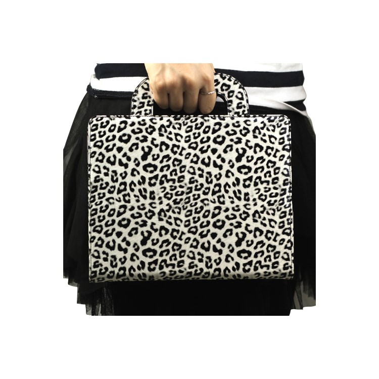 Leopard Handbag Leather Smart Cover for iPad 2 3 4