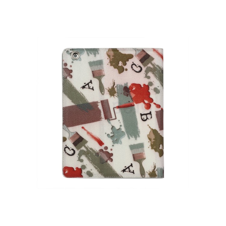 Graffiti Leather Smart Cover with Stand for iPad 4th 3rd 2nd Generation