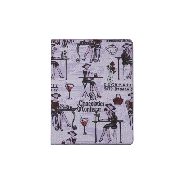 Fashion Lady PU Leather Stand Case Smart Cover for iPad 2 3 4 - Purple