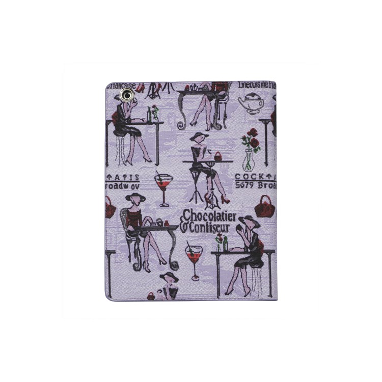 Fashion Lady PU Leather Stand Case Smart Cover for iPad 2 3 4 - Purple