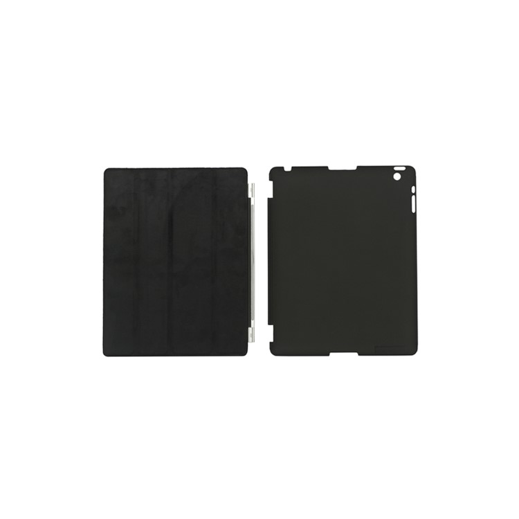 Slim Leather Smart Cover with Stand for iPad 2nd 3rd 4th Gen - Black
