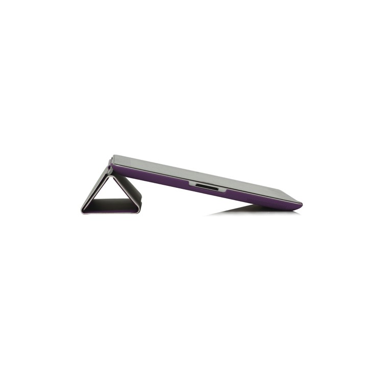Slim Leather Smart Cover with Stand for iPad 2nd 3rd 4th Gen - Purple