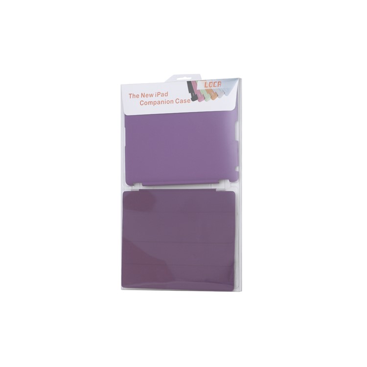 Slim Leather Smart Cover with Stand for iPad 2nd 3rd 4th Gen - Purple