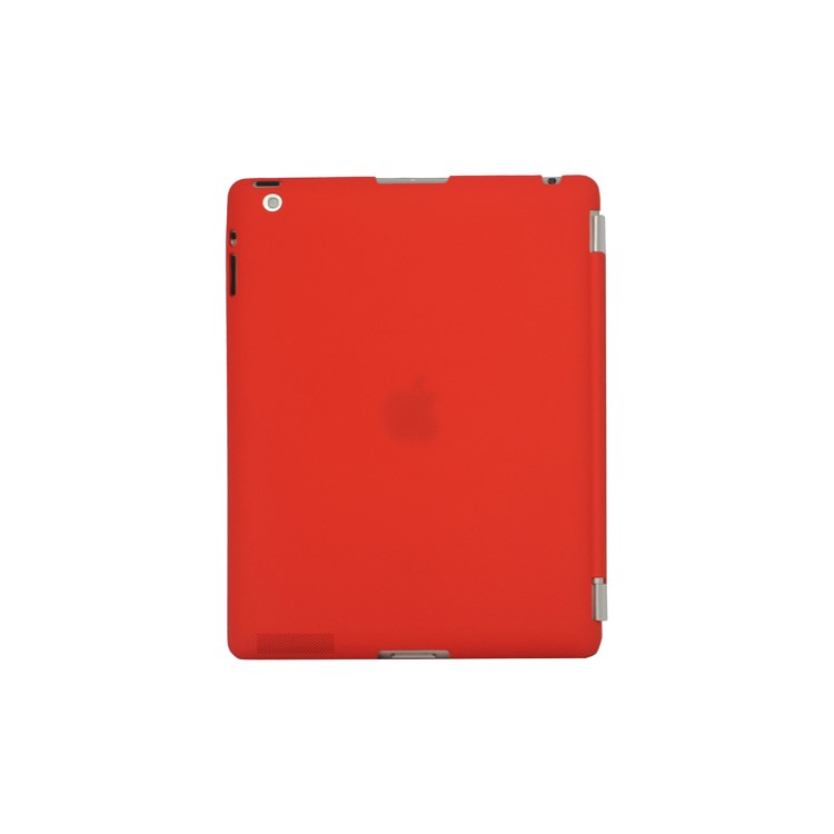 Slim Leather Smart Cover with Stand for iPad 2nd 3rd 4th Gen - Red