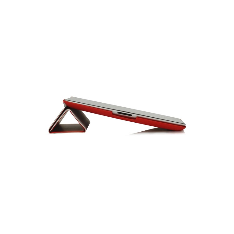 Slim Leather Smart Cover with Stand for iPad 2nd 3rd 4th Gen - Red