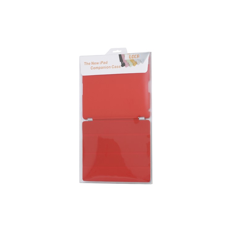 Slim Leather Smart Cover with Stand for iPad 2nd 3rd 4th Gen - Red