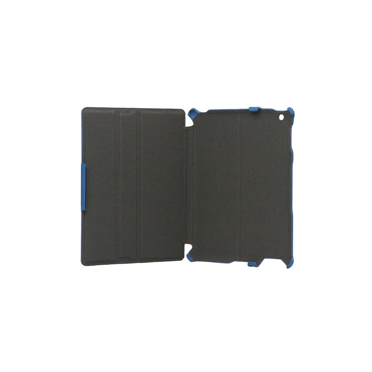 Slim Lychee PU Leather Case Cover for iPad 2nd 3rd 4th Gen - Blue