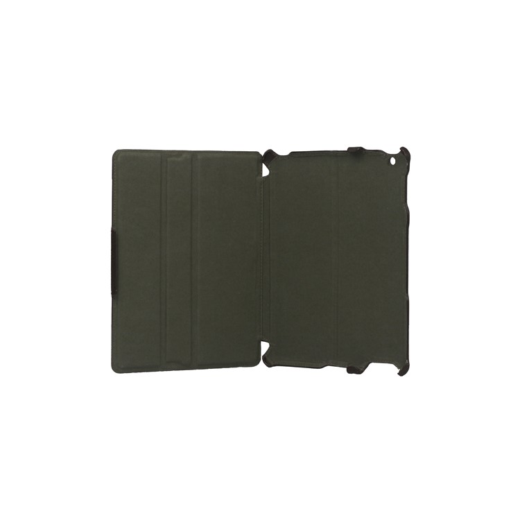 Slim Lychee PU Leather Case Cover for iPad 2nd 3rd 4th Gen - Coffee