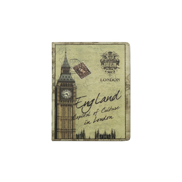 British Style Big Ben PU Leather Smart Cover Stand for iPad 2nd 3rd 4th Gen
