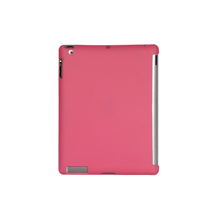 Smart Cover Companion TPU Gel Case for iPad 2 3 4 - Pink
