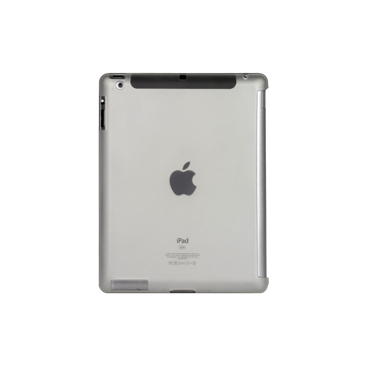 Smart Cover Companion TPU Gel Case for iPad 2 3 4 - Transparent