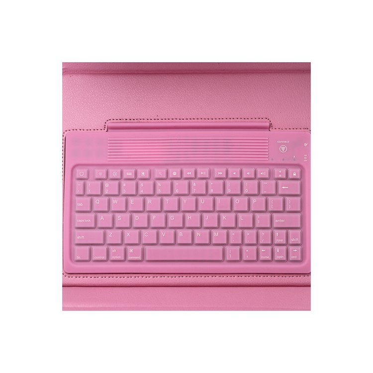 Premium New iPad 2 3 4 Bluetooth Keyboard Case Leather Cover - Pink