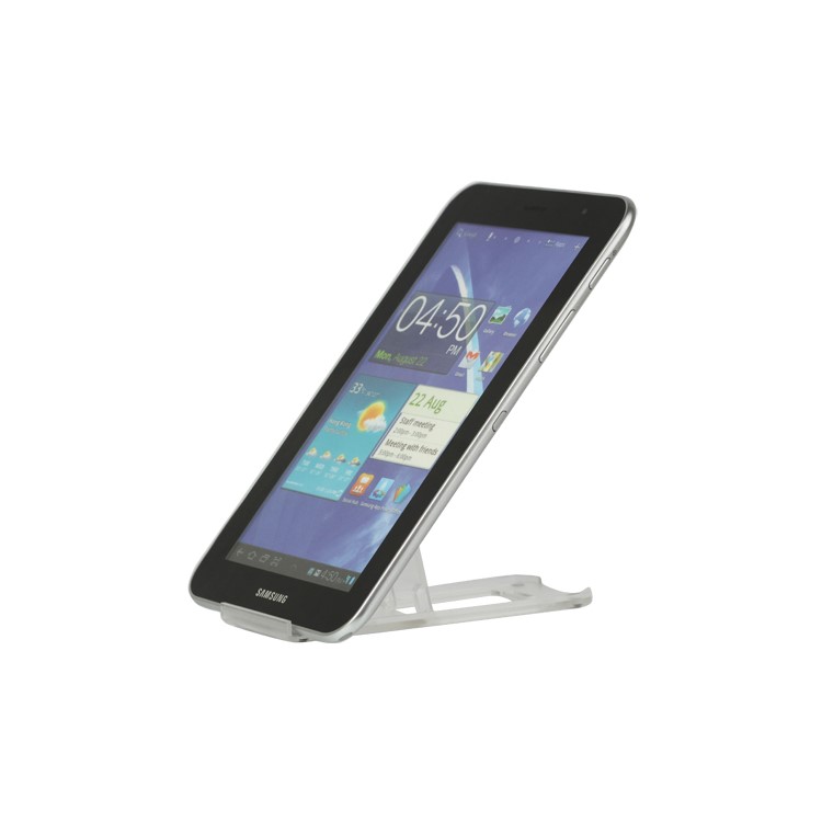 Clear Foldable Stand Mount Bracket for The new iPad iPhone Tablet PC - Transparent
