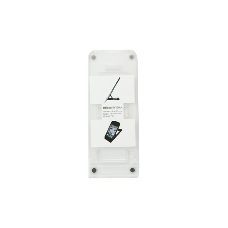Clear Foldable Stand Mount Bracket for The new iPad iPhone Tablet PC - Transparent