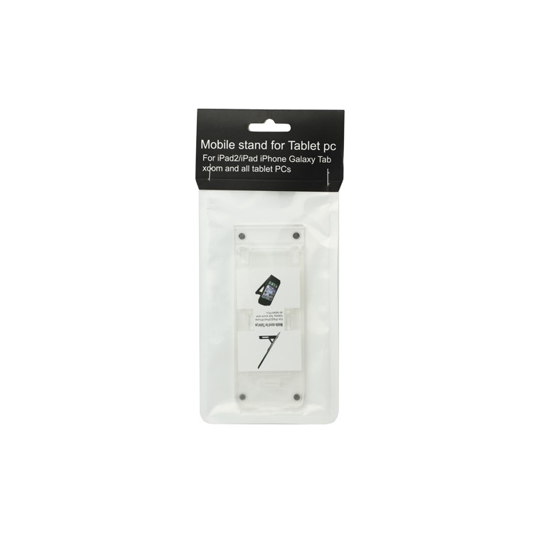 Clear Foldable Stand Mount Bracket for The new iPad iPhone Tablet PC - Transparent