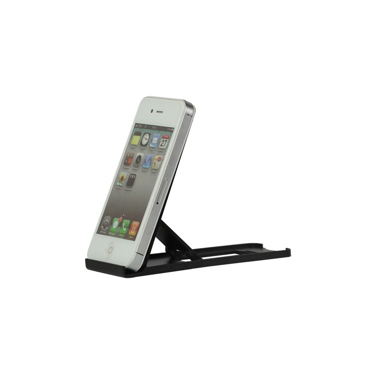 Foldable Plastic Stand Mount Holder for The new iPad iPhone Tablet PC and etc - Black