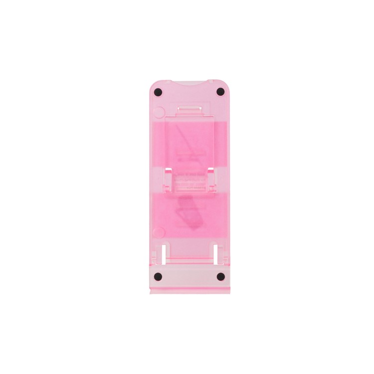 Clear Foldable Plastic Stand Bracket for The new iPad iPhone Smartphones - Rose