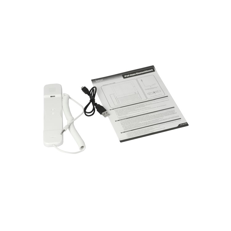 iPega iPad Skype Bluetooth Keyboard with Telephone Handset for The New iPad / iPad 2 / iPad