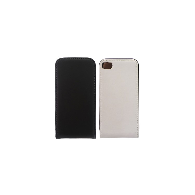 Classic Vertical Genuine Split Leather Skin Case for iPhone 4 4S (All Versions)