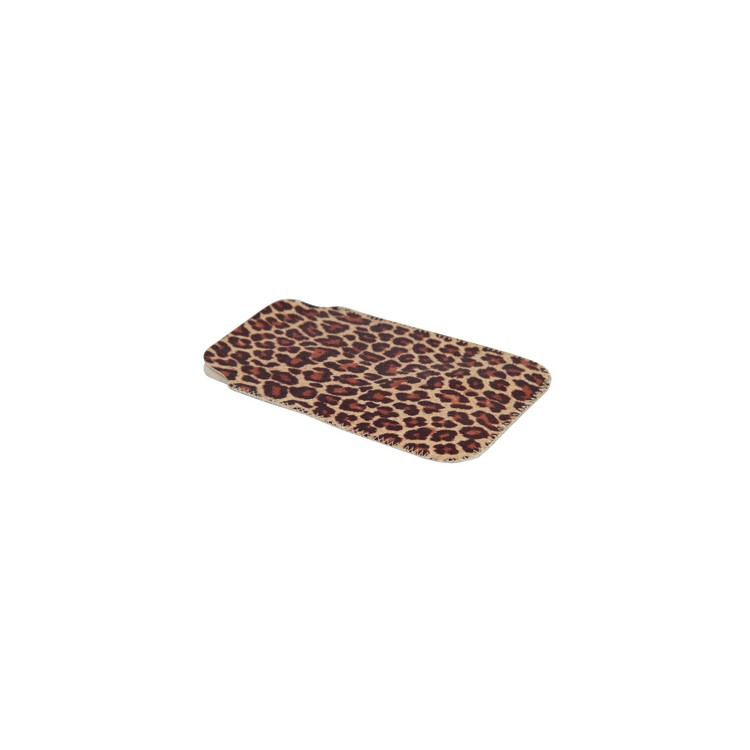 Soft Leopard Skin Leather Pouch Case for iPhone 4/4S 3G/3GS, iPod etc