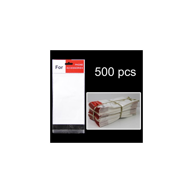 500PCS PE Packing Bag(PE Bag) for iPhone/iPod/Blackberry Series, Inner Volume: 15.5*9.3 CM