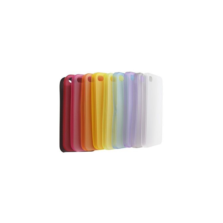 0.2mm Colorful Ultrathin Matte Soft Case for iPhone 4